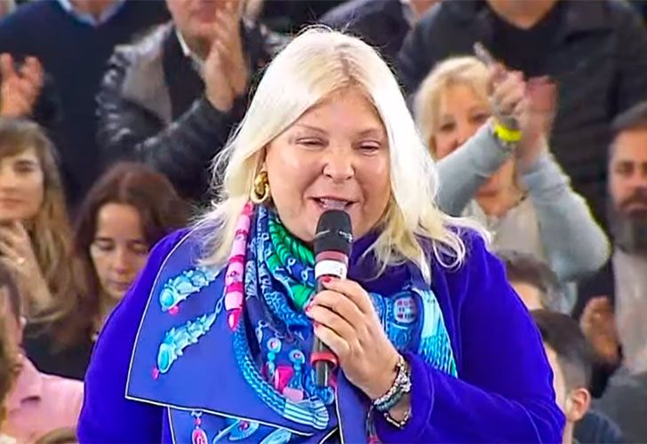 Carrió en el cierre de campaña: "Si Evita viviera los mataría"