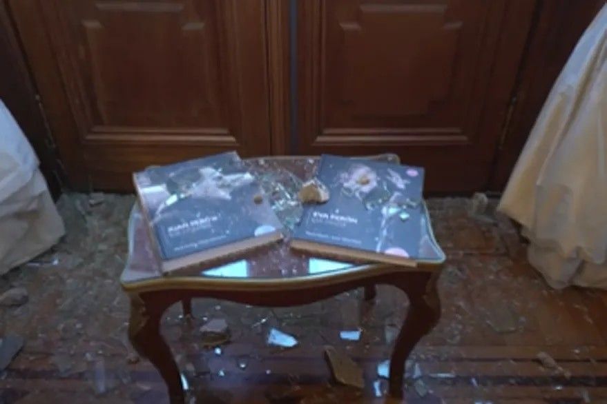 Los errores en el video del ataque al despacho de Cristina Kirchner que llamaron la atención