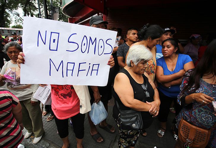 Imágenes del operativo de la Ciudad contra la venta ilegal en Liniers
