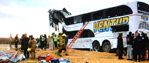 12 muertos en un accidente en Puerto Madryn