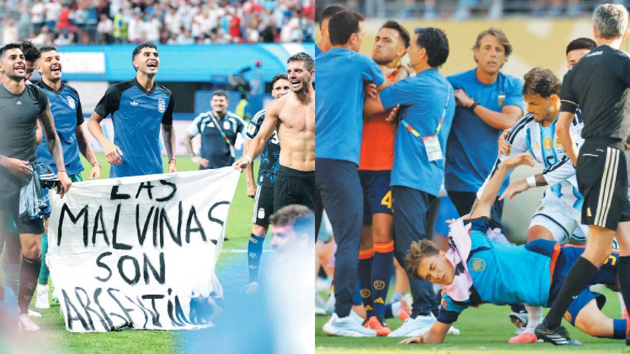 El vuelto llegó: la FIFA sancionó a la AFA por la bandera y la gresca final
