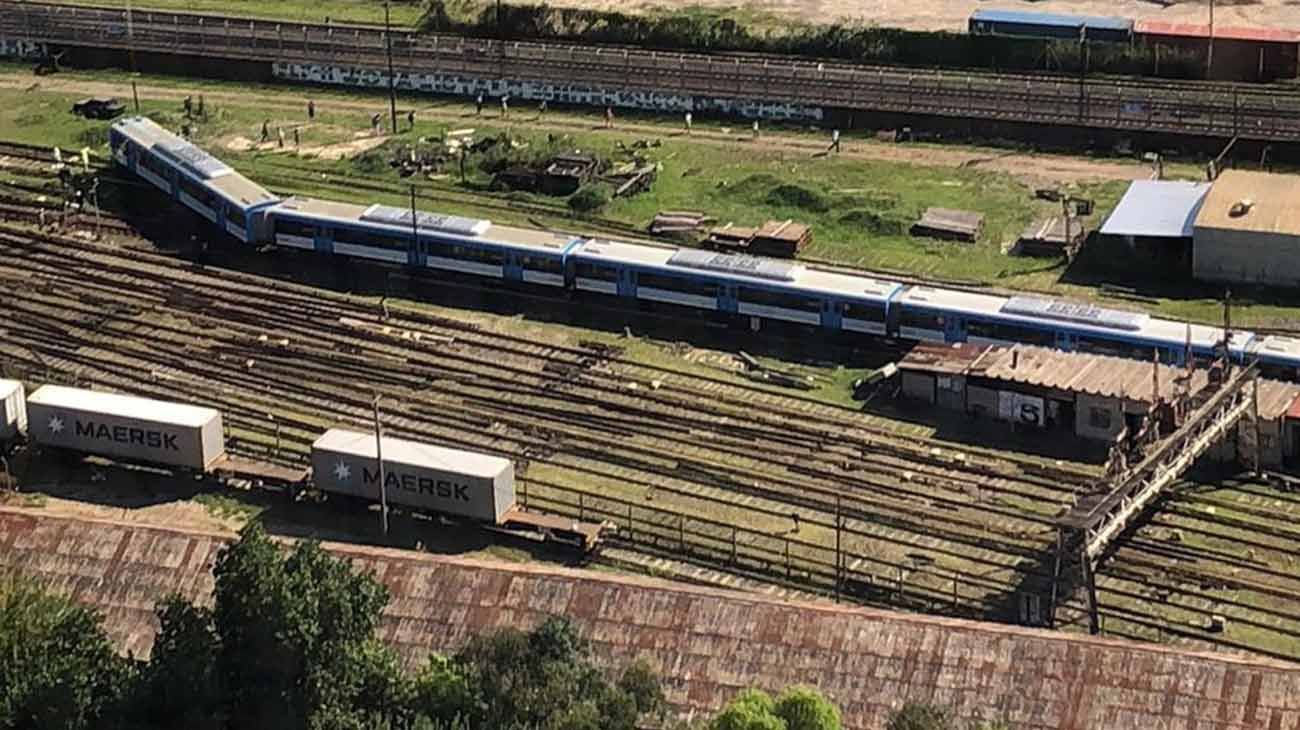 Descarriló un tren de la línea Mitre en el ingreso a Retiro