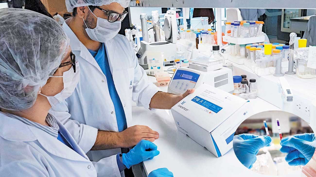 Científicos desarrollan un test rápido Covid-19 100% argentino