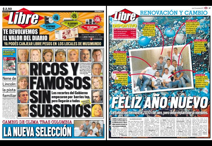 LIBRE: Quiénes son los famosos que se quedarán sin subsidios