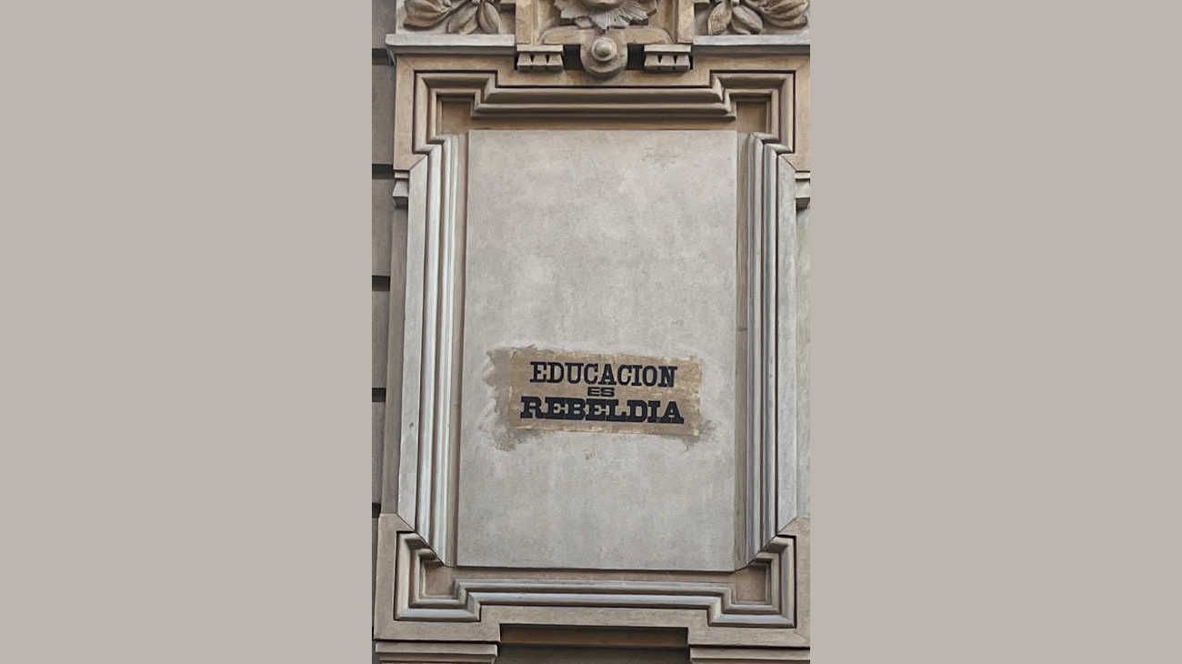 Educación es rebeldía