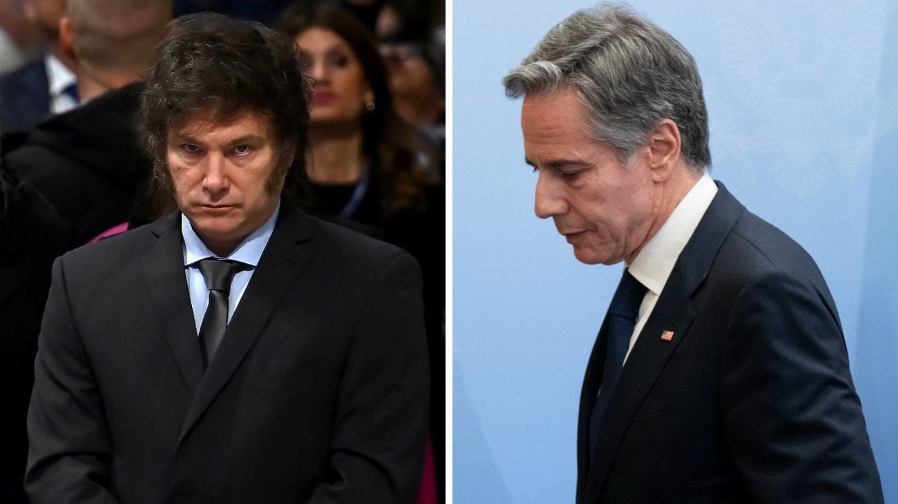 Milei recibe a Blinken y prepara un viaje relámpago a Washington