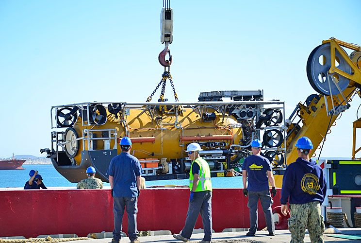 La imagen detectada a 477 metros no es del submarino ARA San Juan