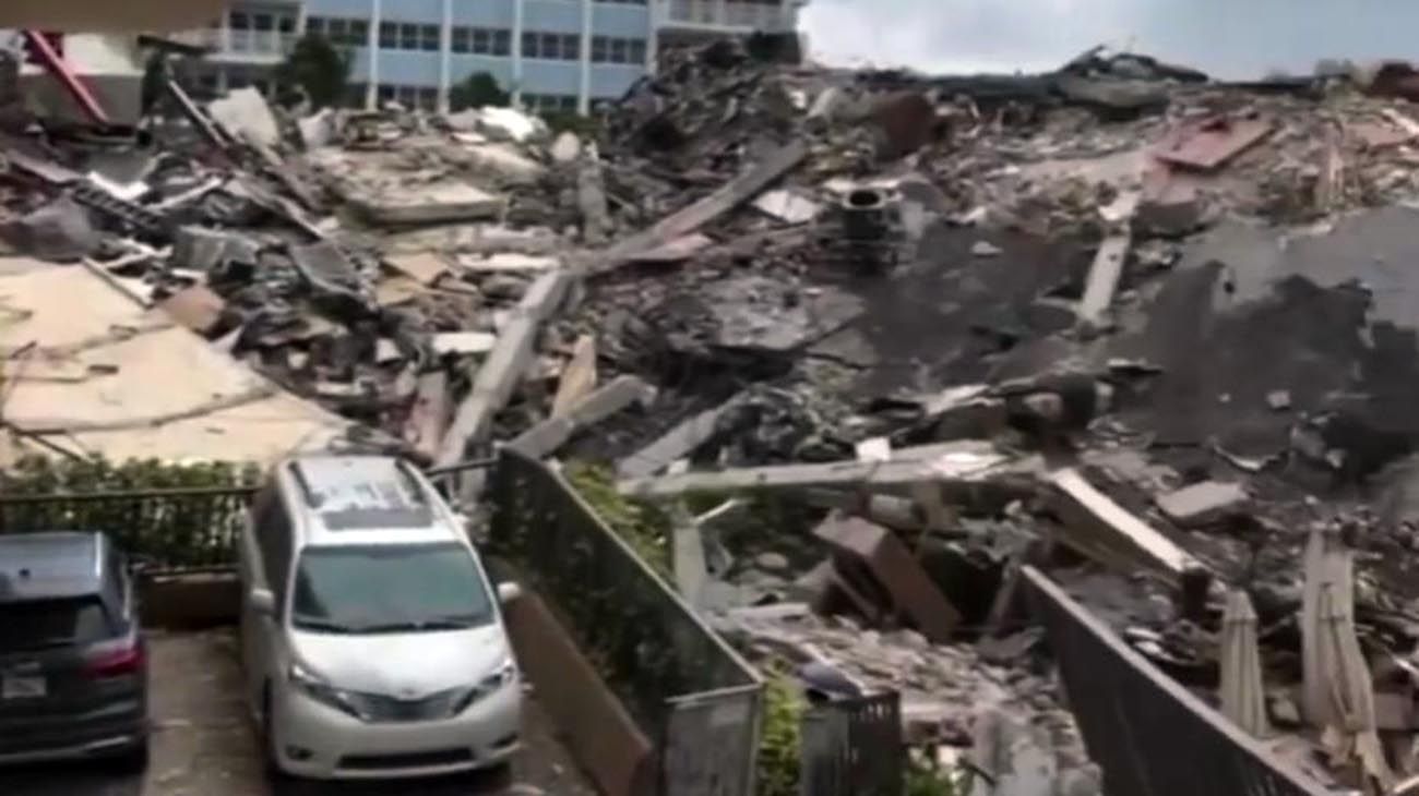 Derrumbe en Miami: un garaje inundado como posible causa del colapso