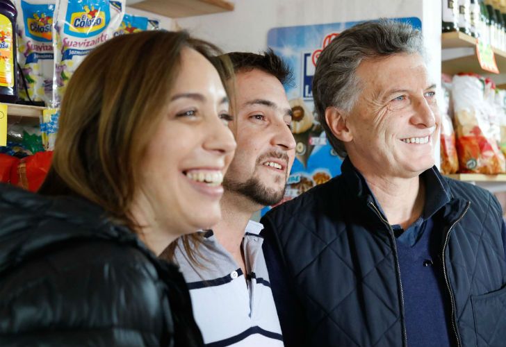 En Lobos, Macri y Vidal encabezaron un nuevo timbreo nacional
