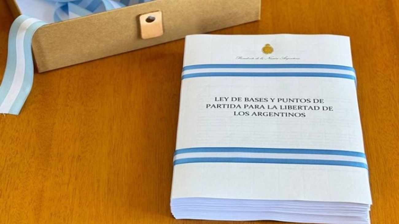 Ley de Bases: cuáles son los cuatro principales aspectos del mega proyecto impulsado por Javier Milei