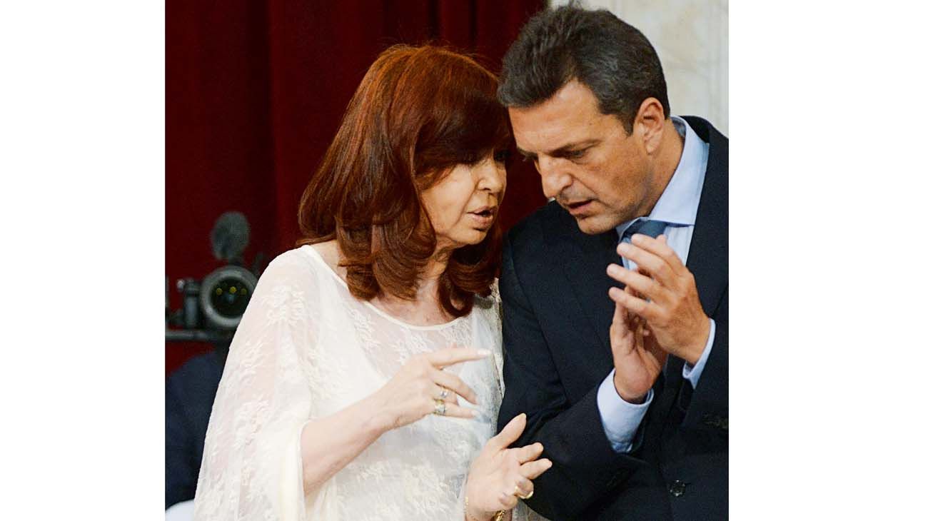 CFK despidió a Massa