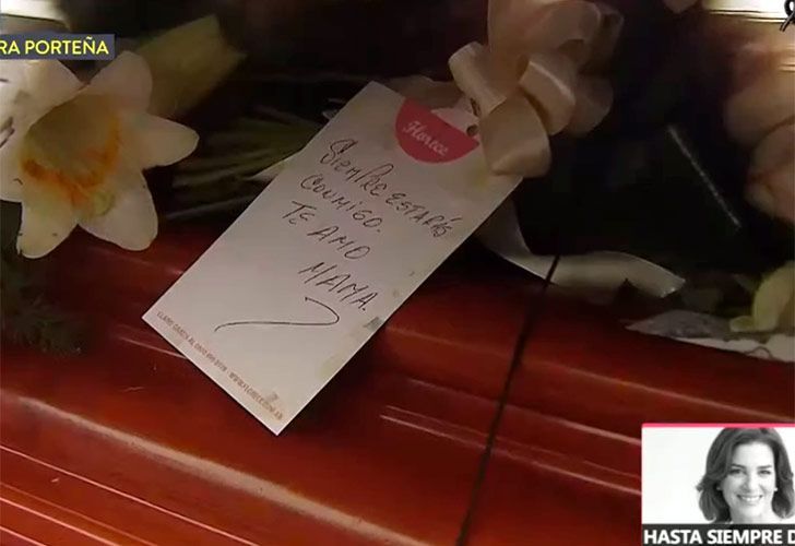 La dolorosa despedida de la madre de Débora Pérez Volpin: "Siempre estarás conmigo"
