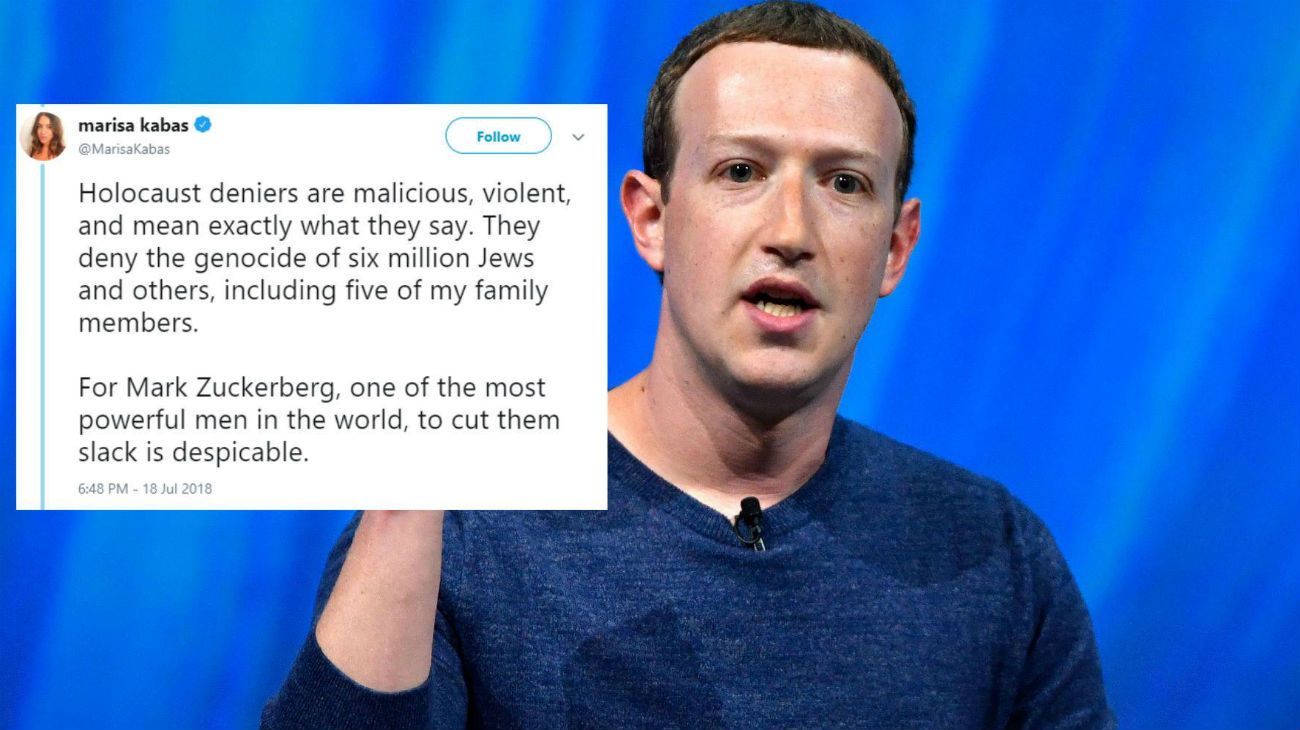 Facebook y los que niegan el Holocausto