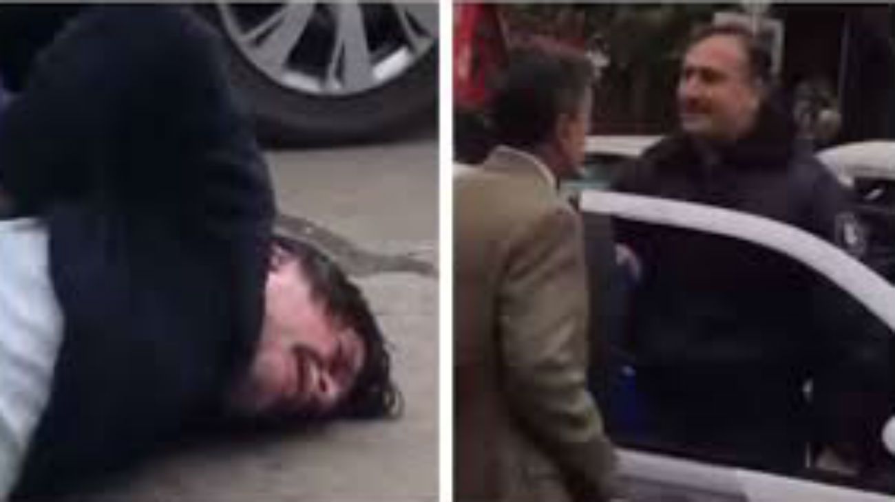 Ascendieron a los policías que discutieron con un juez en plena calle