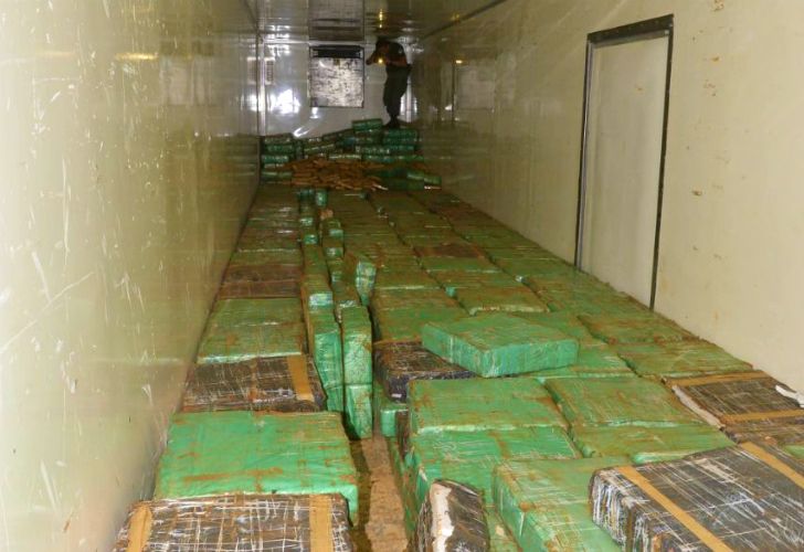 Gendarmería incautó un cargamento con 10 toneladas de marihuana