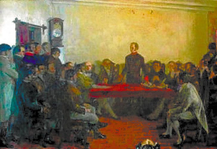 La declaración de la independencia de 1815