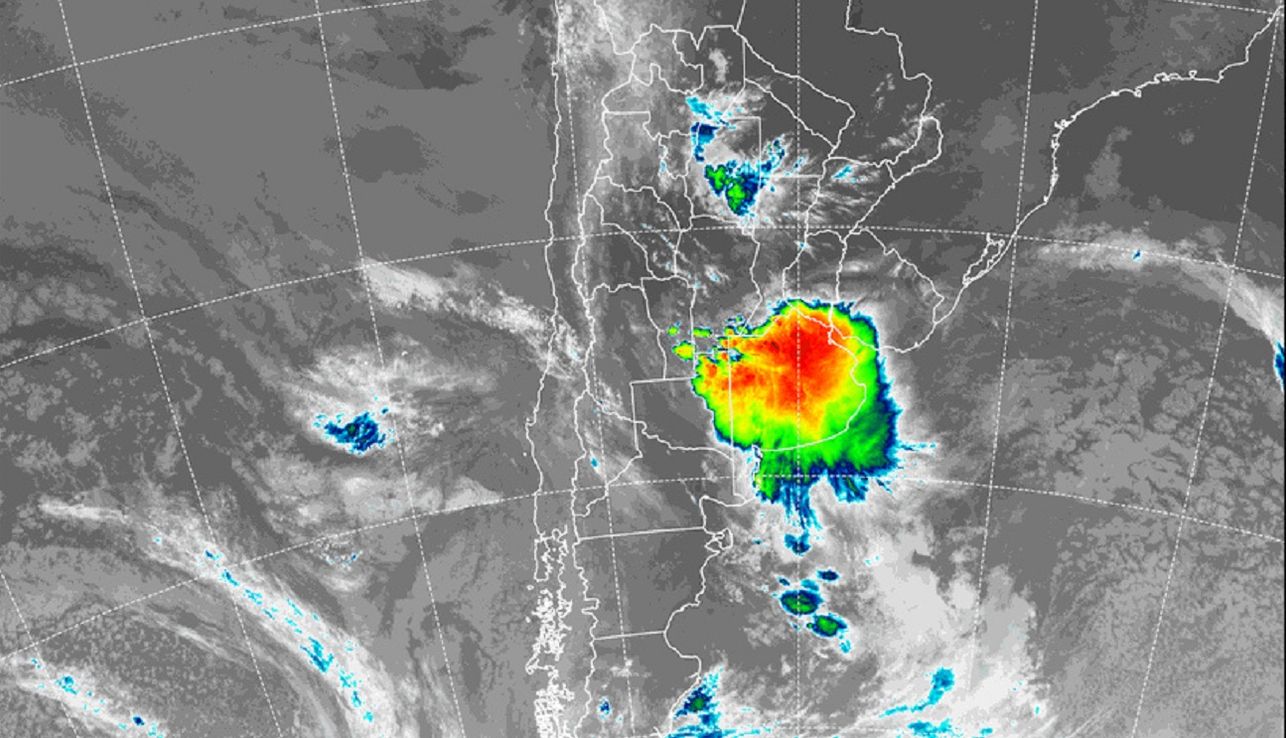 Alerta por tormentas fuertes y posible caída de granizo