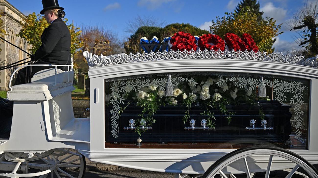 El funeral de Liam Payne en Inglaterra: su novia, familia y amigos de One Direction estuvieron presentes
