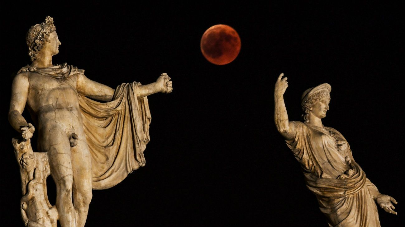 Fotos | Así se vio el eclipse de luna de sangre alrededor del mundo