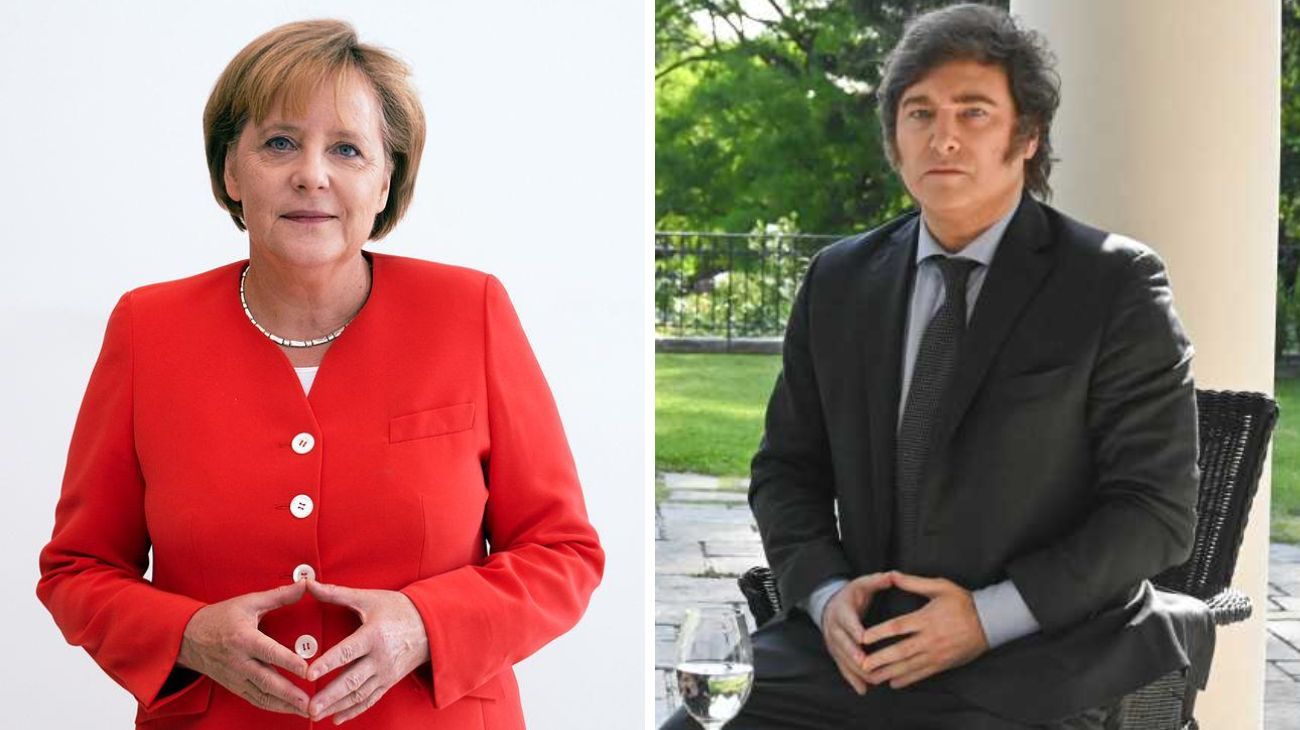 Del “rombo” de Merkel a las manos de Milei