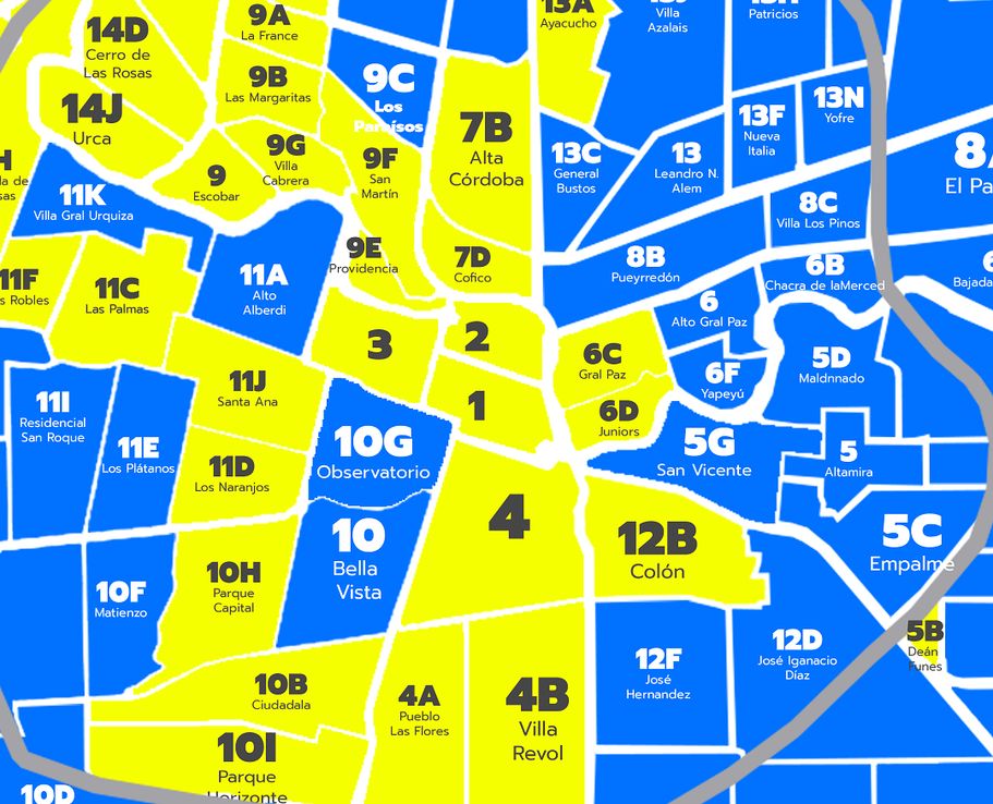 Así votó cada barrio de Córdoba Capital para el triunfo de Passerini