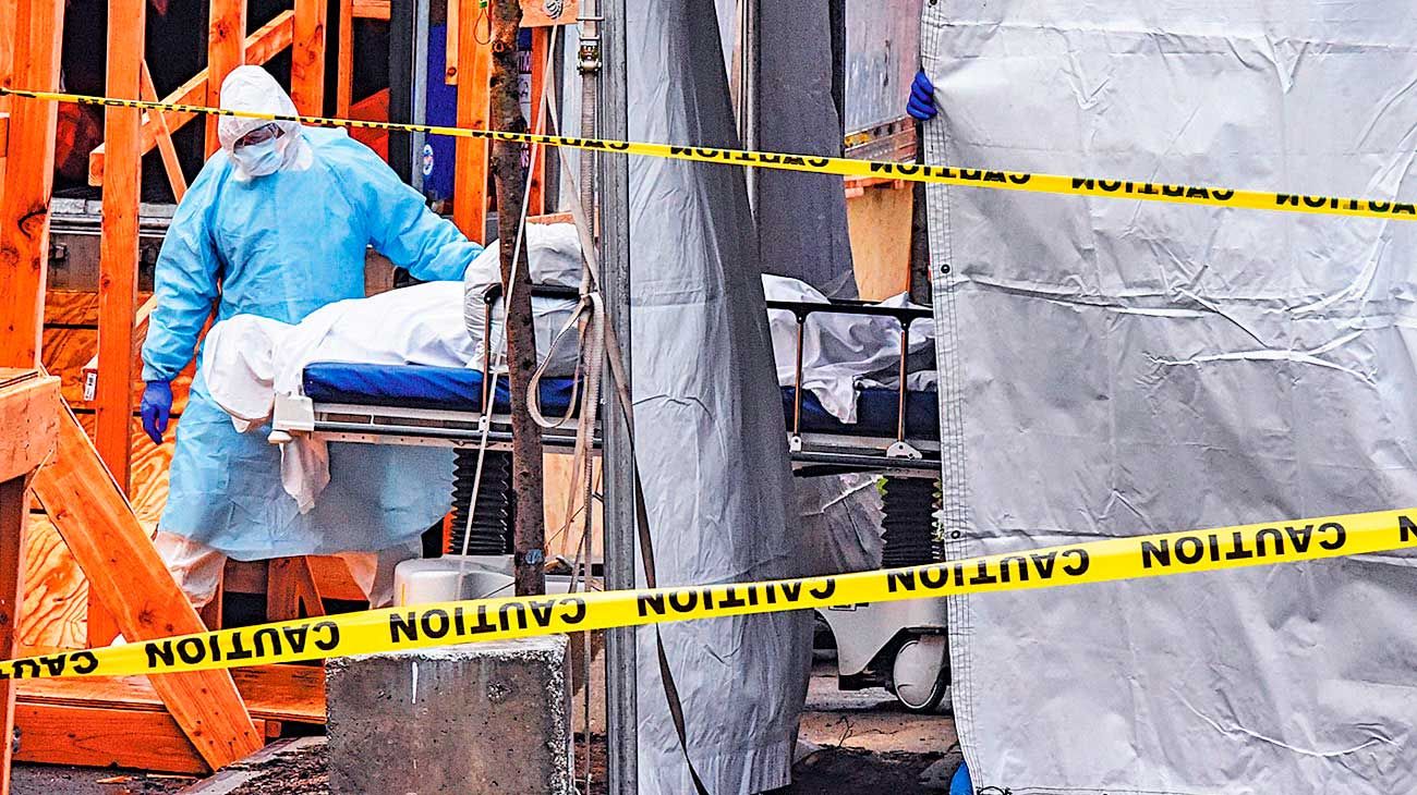 Nueva York pide asistencia ante la llegada del "día D" del coronavirus