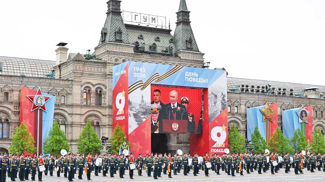 En el Día de la Victoria, Putin afirmó que la guerra en Ucrania “se acerca a su fin”