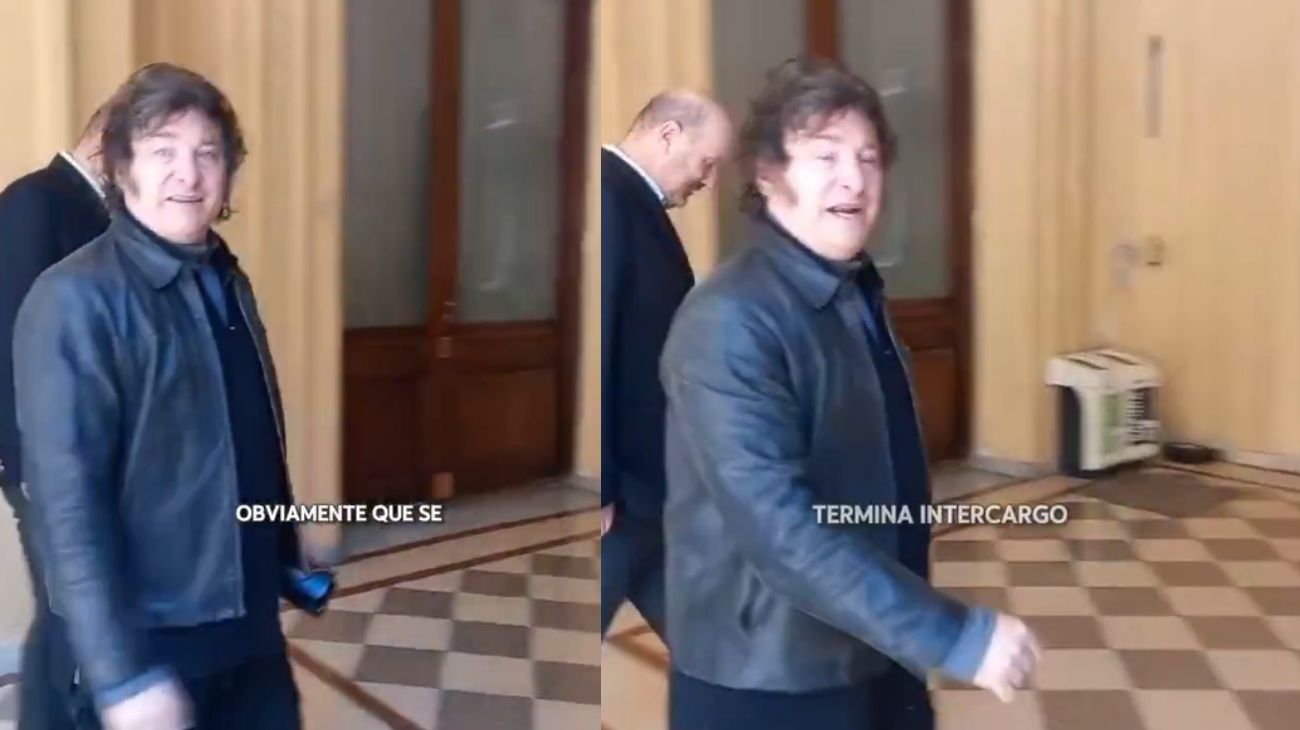 Javier Milei: "Obviamente que se termina Intercargo"