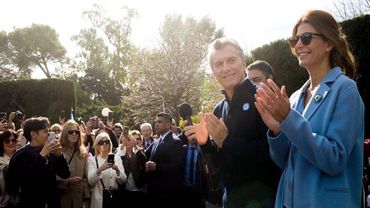 Tras el Tedeum, Macri volvió a Olivos para compartir el locro del 25 de mayo