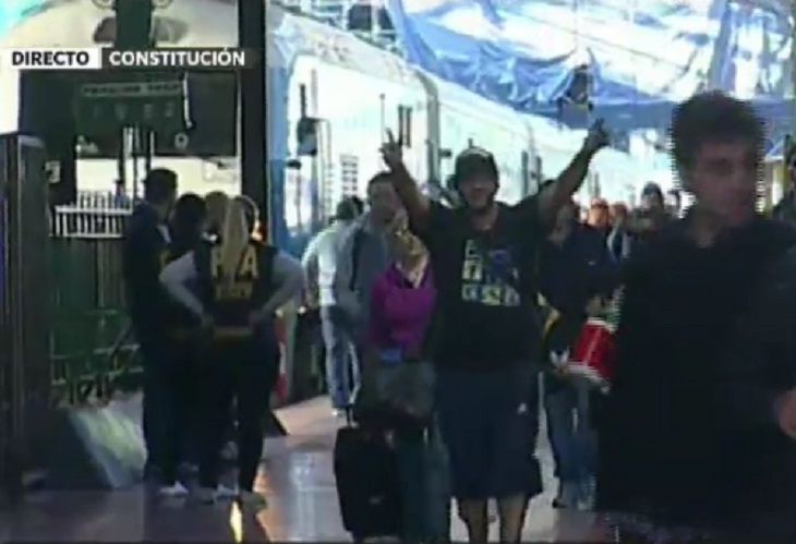 Vuelven los fans del Indio: "No hubo controles ni nada"