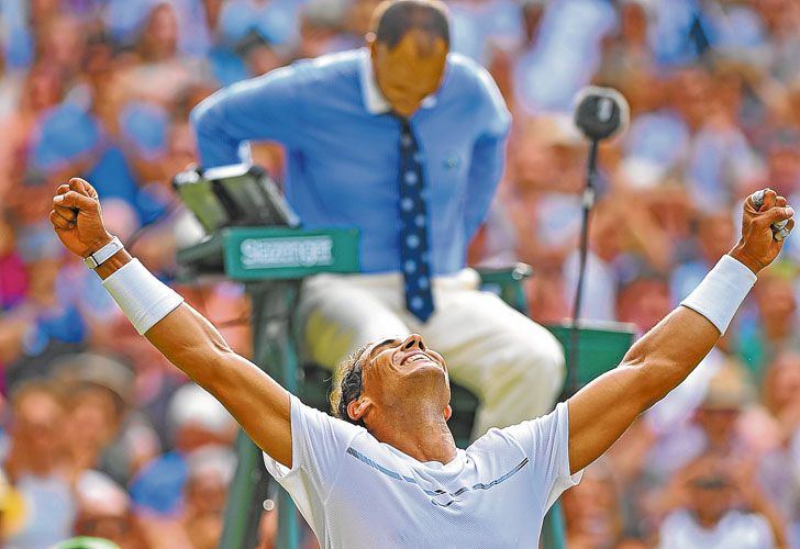 Nadal la rompio y paso a octavos