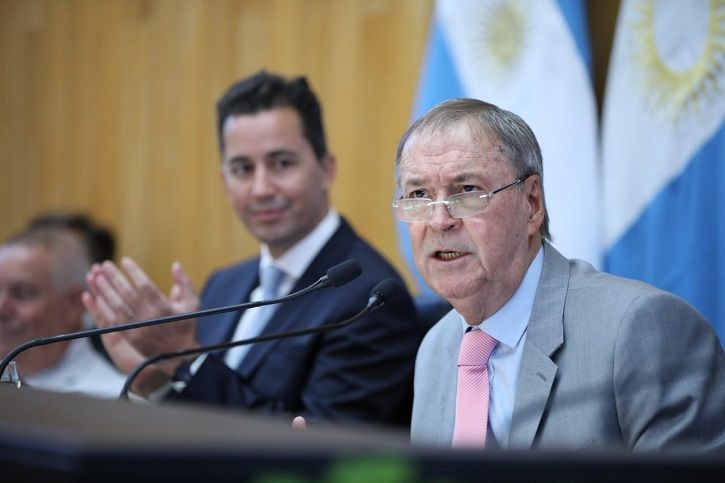 Manuel Calvo encabezó la defensa del discurso de Schiaretti