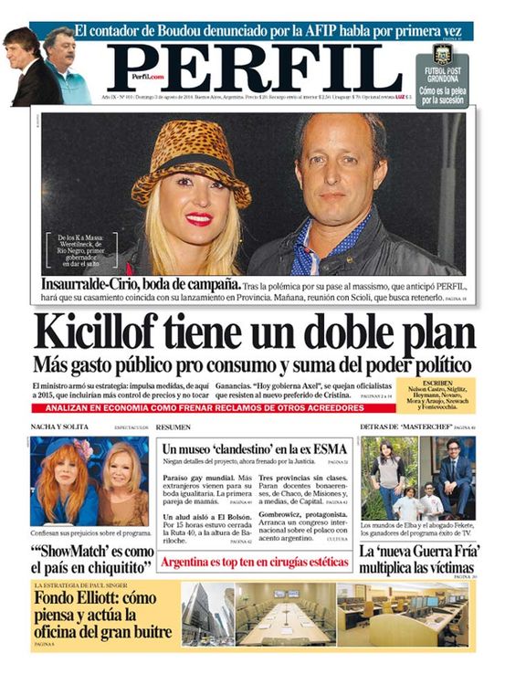 Kicillof tiene un doble plan