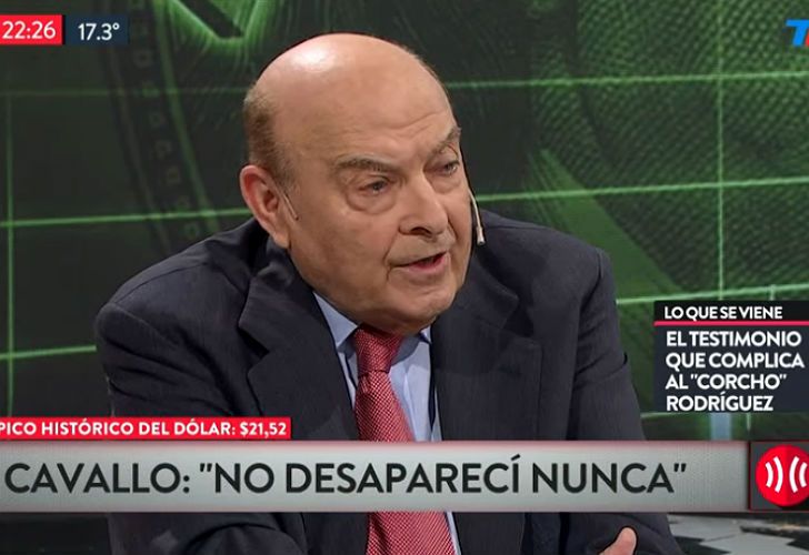 Cavallo: "Macri comete el error de Kirchner, no puede ser su ministro de Economía"