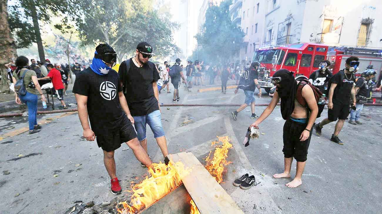 Un muerto durante una nueva protesta en Chile