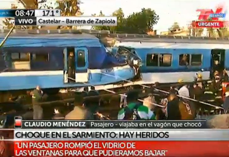 Choque de trenes: confirman que hay 3 muertos y 195 heridos