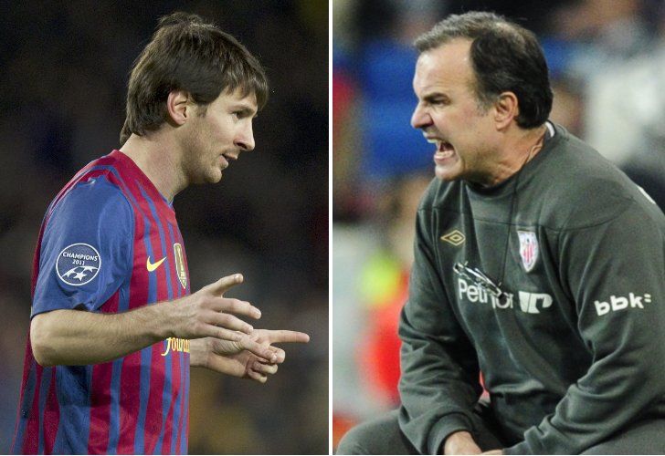 Messi y Bielsa: la argentinidad al palo