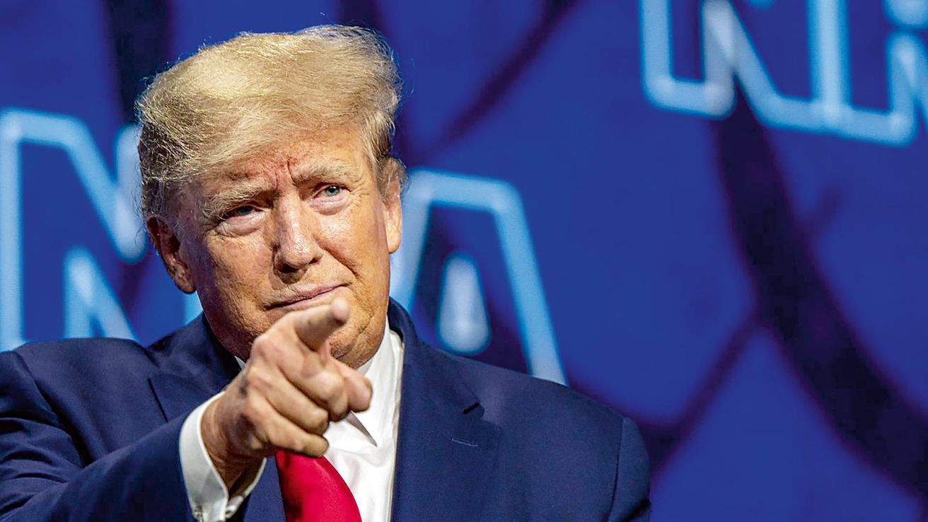 Donald Trump volvió a decir presente en Washington