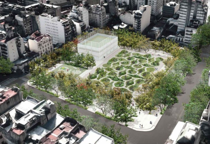 Manzana 66: avanzan las obras pero los vecinos piden más verde