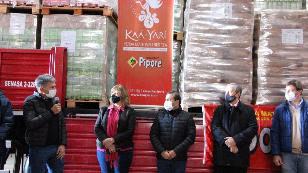 Se concretó la primera exportación de yerba mate a la India