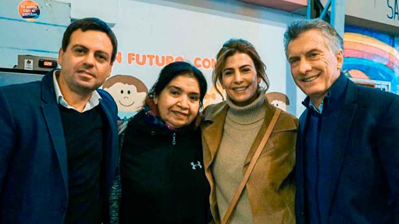 Macri visitó Los Piletones, de Margarita Barrientos