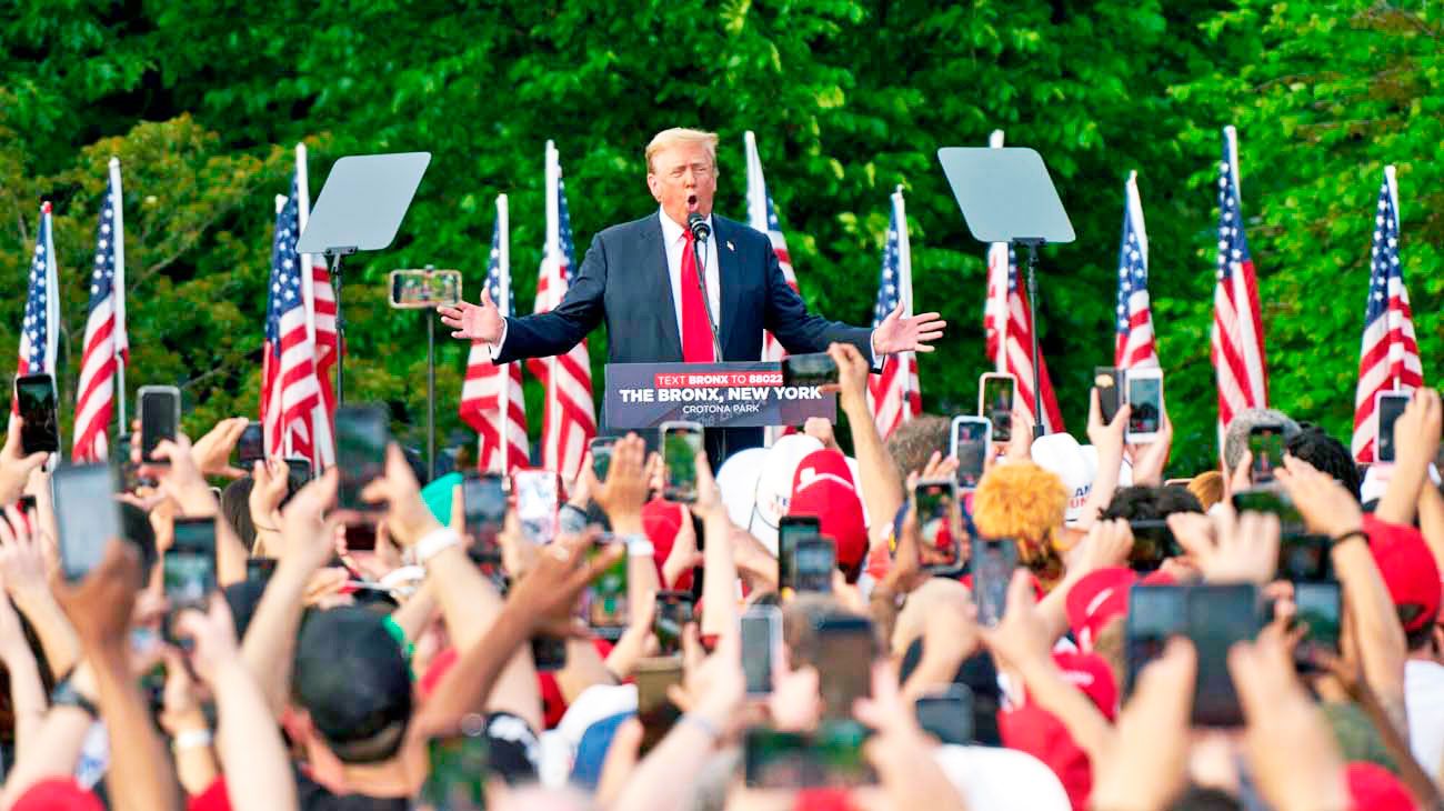 Trump le disputa a Biden el voto de los electorados latino y negro