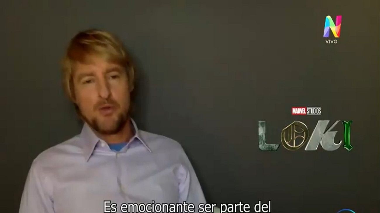 Owen Wilson habló en RePerfilAr sobre su ingreso a Marvel y su trabajo con Tom Hiddleston