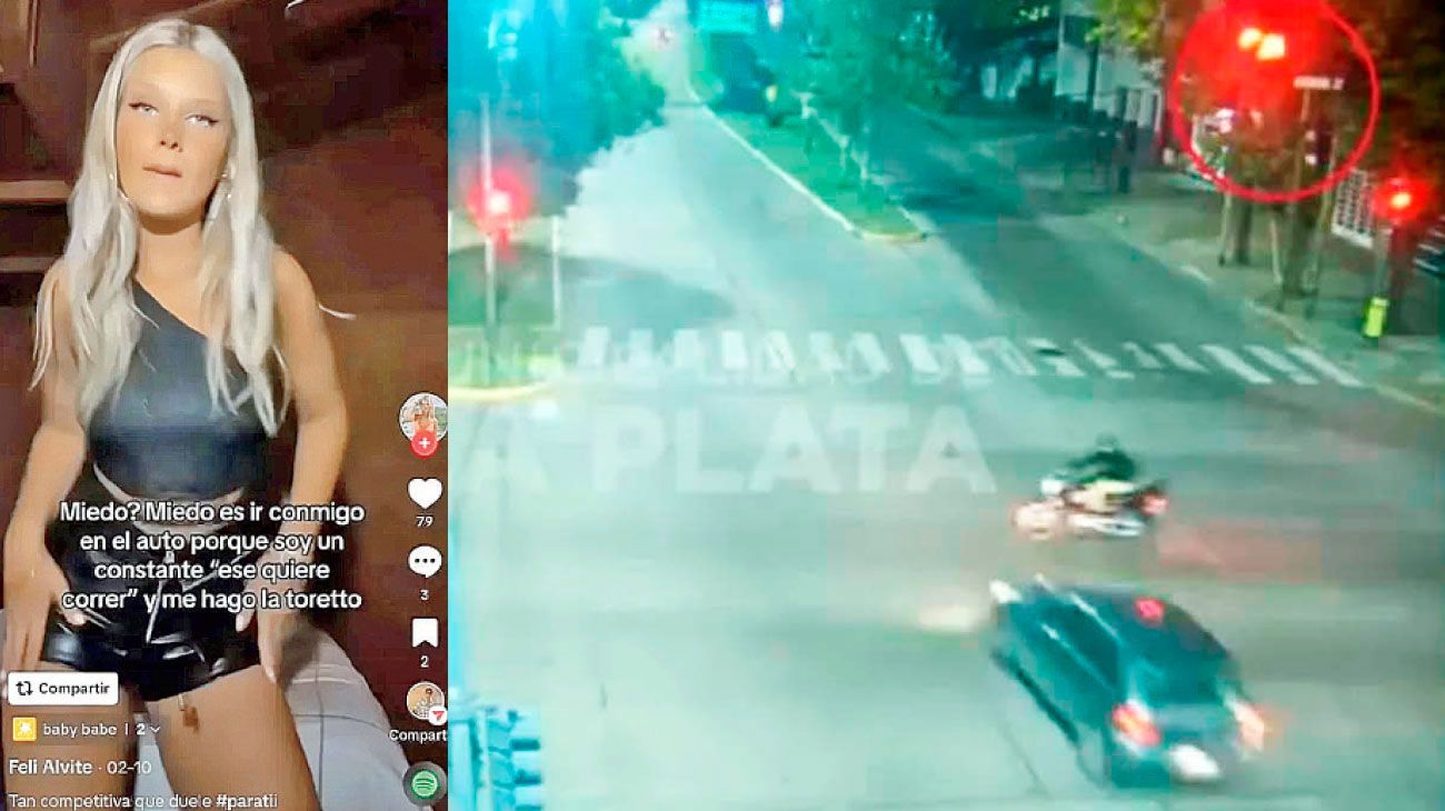Ordenan detener a la tiktoker que atropelló y mató en La Plata