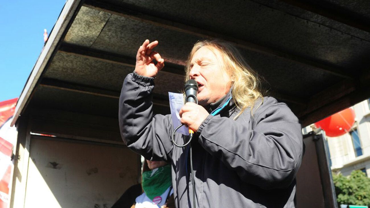 Ruben "Pollo" Sobrero: "Vamos a seguir empujando por un plan de lucha hasta que caiga el Gobierno"