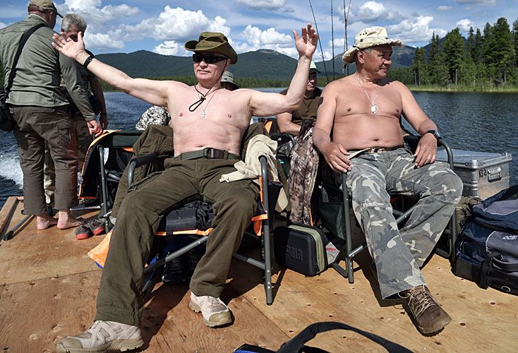 Las vacaciones de Vladimir Putin: sol, buceo y pesca