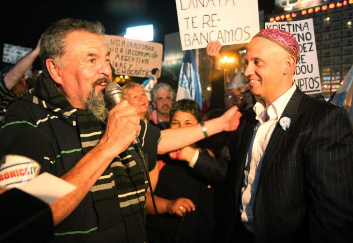 Referentes opositores encabezaron las marchas del #18A