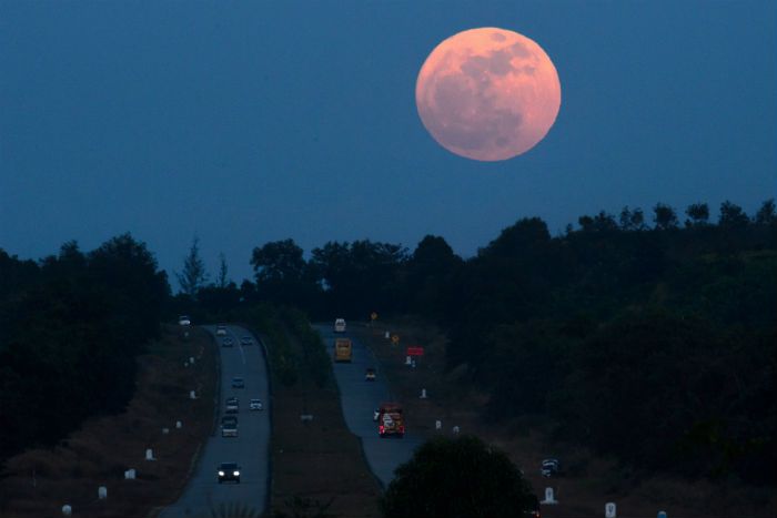 Cómo fue el eclipse de superluna 'azul de sangre'