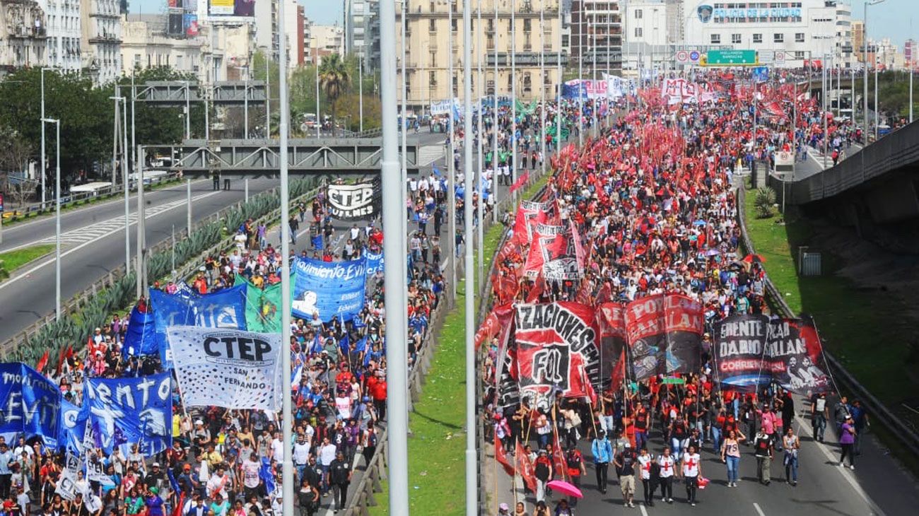 Paro Nacional: Las mejores fotos de las protestas en Buenos Aires
