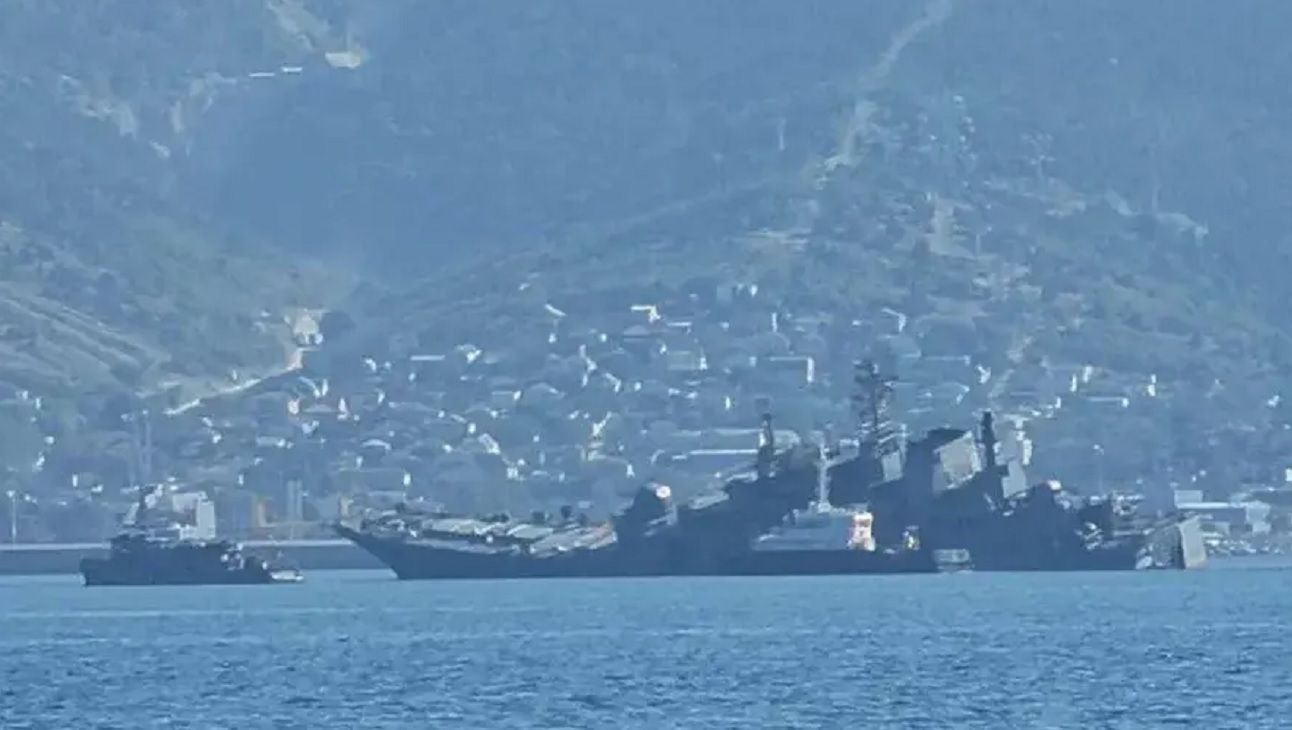 Tensión en el Mar Negro: Ucrania atacó con drones al buque de guerra ruso Olenegorsk Gorniak